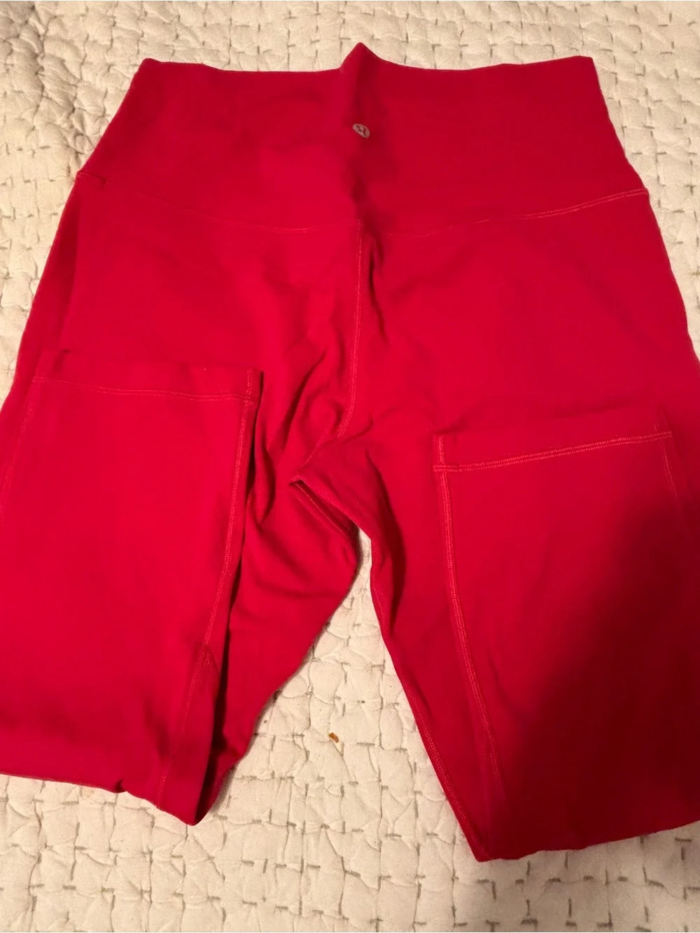 lululemon athletica Red High-Rise Capris with Pockets
